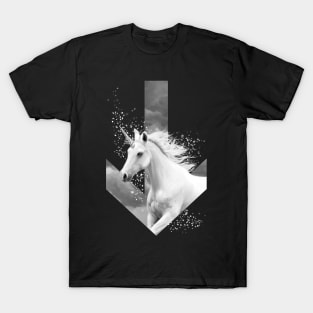 Unicorn in Snow T-Shirt